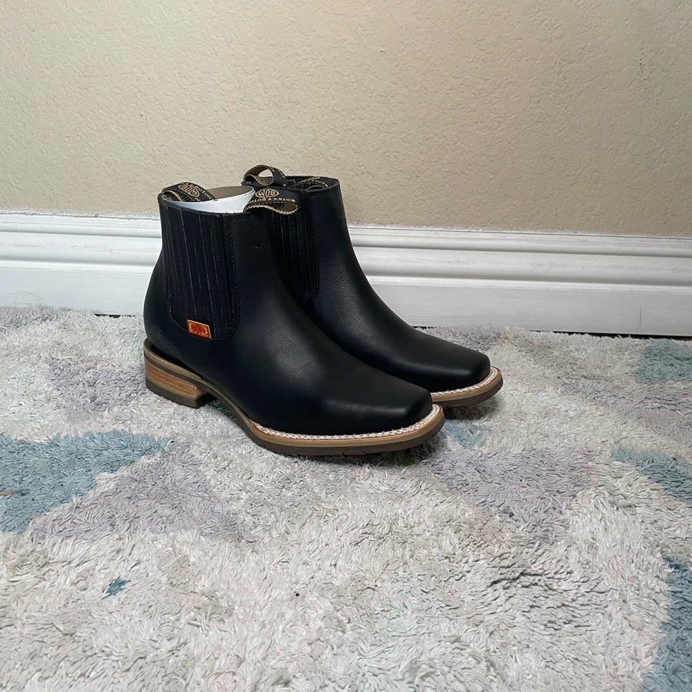 Western rodeó boot square toe - Picture 4 of 6